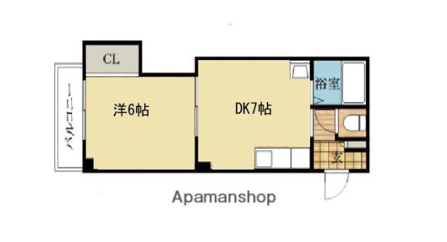 アネックスエイコ—(1DK/2階)の間取り写真
