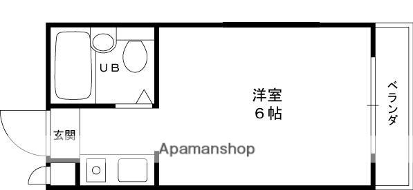 池田マンション(1K/4階)の間取り写真