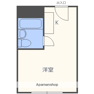 メガロコープ福島(ワンルーム/10階)の間取り写真