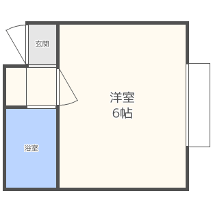 ベストレジデンス天六(1K/3階)の間取り写真