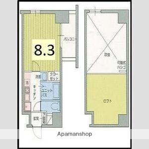 ハーバーハウス大阪(1K/5階)の間取り写真