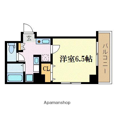 みおつくし堂島(1K/6階)の間取り写真