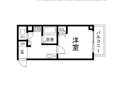 MY江之子島マンション(1K/3階)の間取り写真