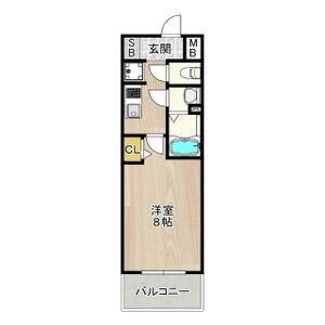 PHOENIX新大阪(1K/10階)の間取り写真