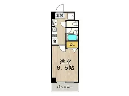相川フラワーコート(1K/2階)の間取り写真