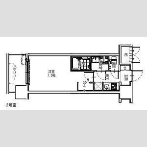 S-RESIDENCE大阪同心(1K/15階)の間取り写真