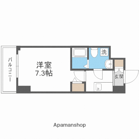 エグゼ新大阪南(1K/3階)の間取り写真