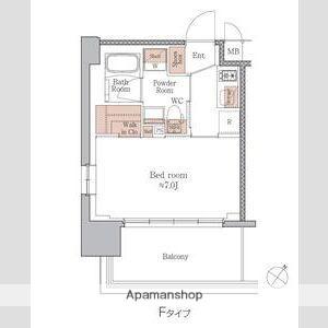 ジオエント梅田北リバーフロント(1K/8階)の間取り写真