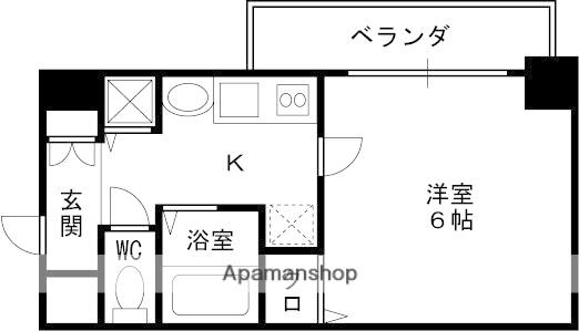 プレサンス梅田北パワーゲート(1K/10階)の間取り写真