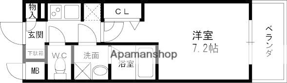 エスリード梅田北(1K/9階)の間取り写真