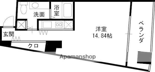ザ タワー大阪レジデンス(ワンルーム/6階)の間取り写真
