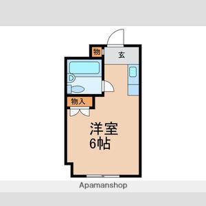 グリーンヴィレッジ(ワンルーム/1階)の間取り写真