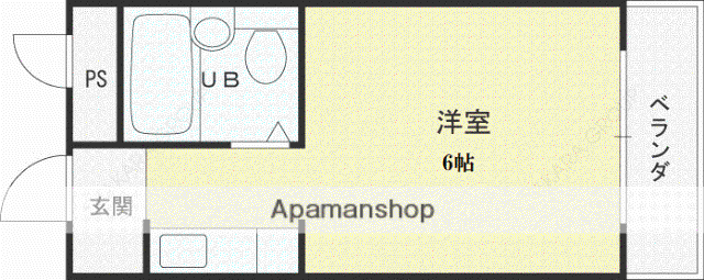 大宝枚岡CTヒルズ(ワンルーム/3階)の間取り写真
