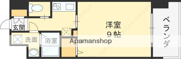 FORESTGRACE高井田Ⅰ(1K/2階)の間取り写真