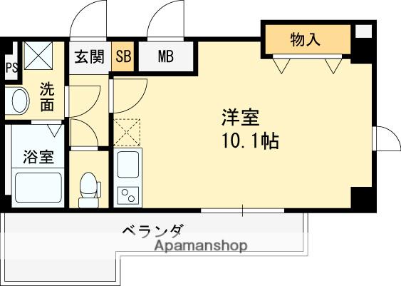 CHANCE八尾本町(ワンルーム/7階)の間取り写真
