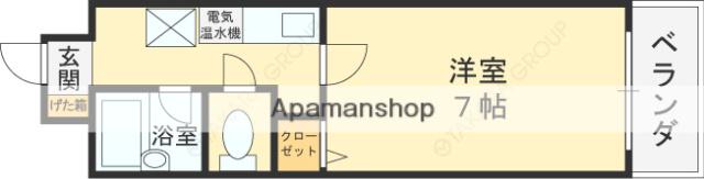 エトワールヴィル-R小阪本町クラッセ(1K/6階)の間取り写真