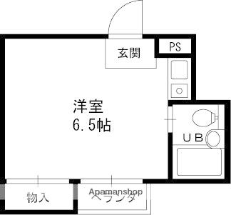 ラフォーレ永和(ワンルーム/2階)の間取り写真
