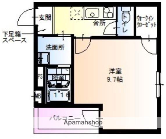 フジパレス堺初芝3番館(1K/1階)の間取り写真
