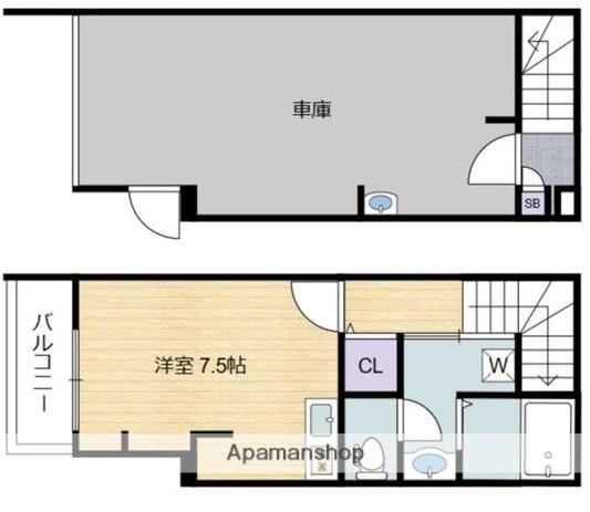 あんしんプラスVIEM日置荘西町13-1018(ワンルーム/1階)の間取り写真