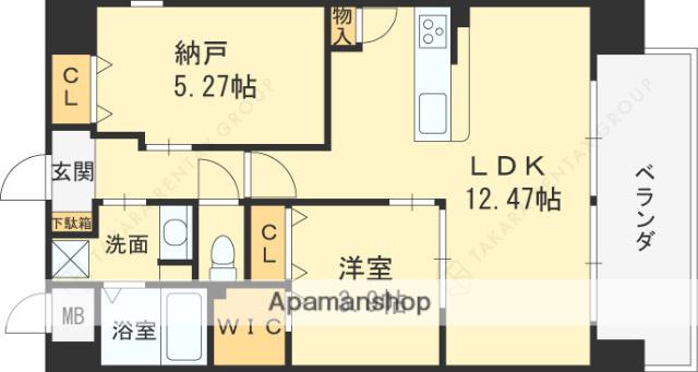 LIVECASA関目(1SLDK/2階)の間取り写真
