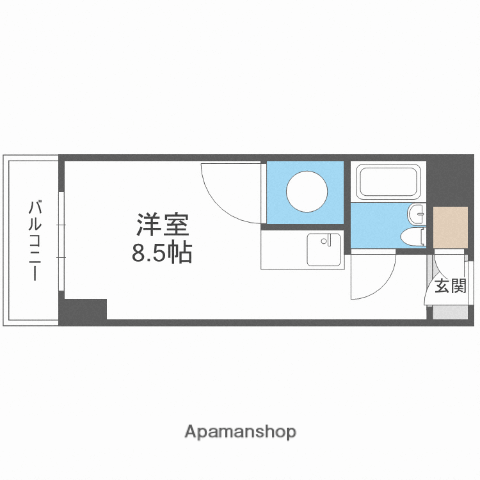 オリエント新大阪アーバンライフ(ワンルーム/11階)の間取り写真