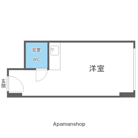 新大阪コーポビアネーズ(ワンルーム/11階)の間取り写真