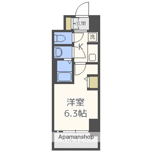 エステムコート新大阪ⅩⅡオルティ(1K/11階)の間取り写真