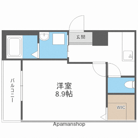 フジパレス新大阪ノース(1K/1階)の間取り写真