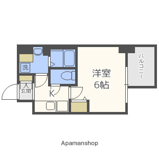 エスリード新大阪グランファースト(1K/4階)の間取り写真