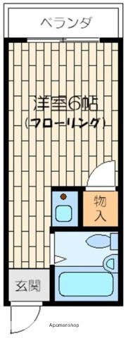 メゾンエトワール(ワンルーム/3階)の間取り写真