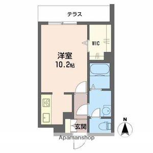 シャーメゾンルミナス(ワンルーム/1階)の間取り写真