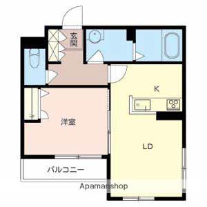 シャーメゾンルミナス(1LDK/3階)の間取り写真