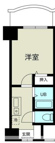 ノルデンハイム瑞光2(1K/2階)の間取り写真