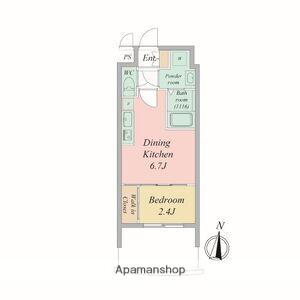 セレニテ新大阪アリエ(1DK/7階)の間取り写真