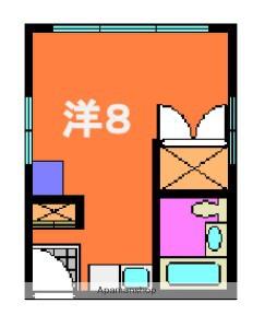 メゾン豊新(ワンルーム/3階)の間取り写真