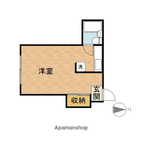 サンコア茨木(1K/2階)の間取り写真
