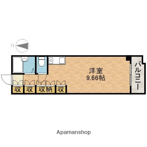 NAVI2(ワンルーム/5階)の間取り写真