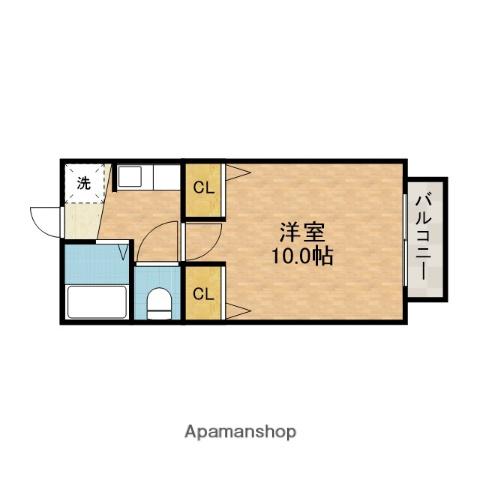 MAISON DU ANGEメゾンドアンジュ(1K/2階)の間取り写真