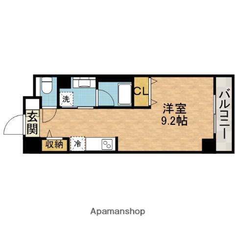 DAIWA RESIDENCE IBARAKI(ワンルーム/8階)の間取り写真