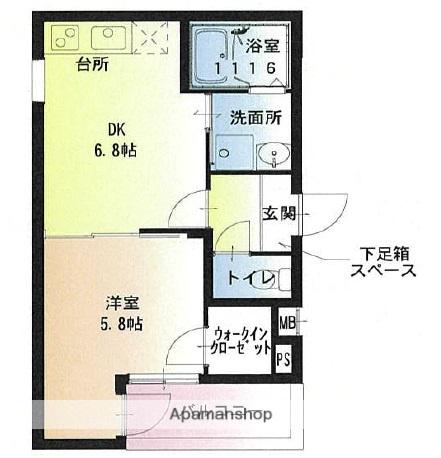 フジパレス正雀駅南Ⅰ番館(1DK/1階)の間取り写真