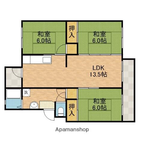 南安威A-12棟(3LDK/3階)の間取り写真