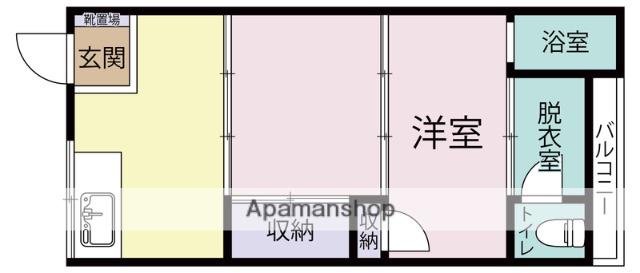 サニーハウス(2DK/3階)の間取り写真