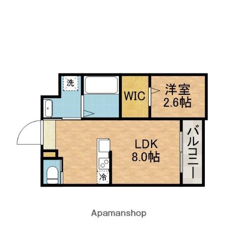 リアコート千里丘Ⅰサウス(1LDK/3階)の間取り写真