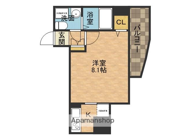 SERENITE千里丘(1K/6階)の間取り写真