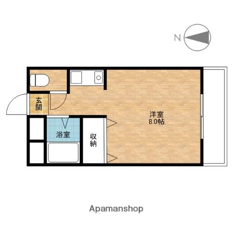 G1-Z(1K/2階)の間取り写真