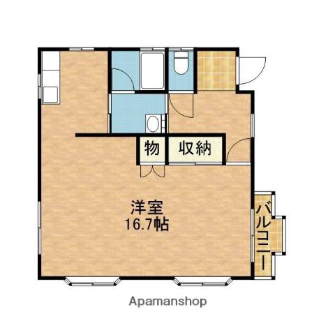 東海道本線 高槻駅 バス乗車時間：20分 原大橋バス停で下車 徒歩1分 1階建 築34年(1K)の間取り写真