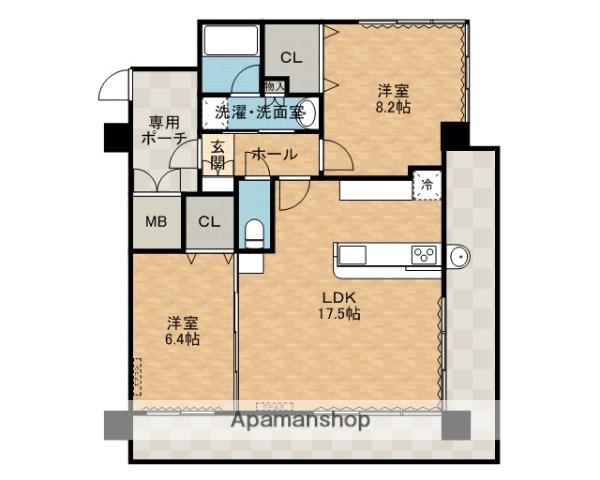 BONNE RECOLTE(2LDK/5階)の間取り写真