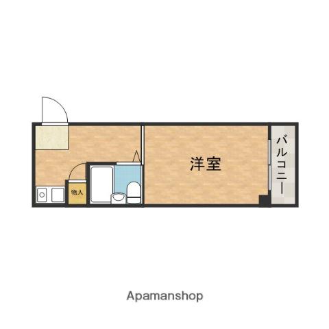 大池5番館(1K/3階)の間取り写真