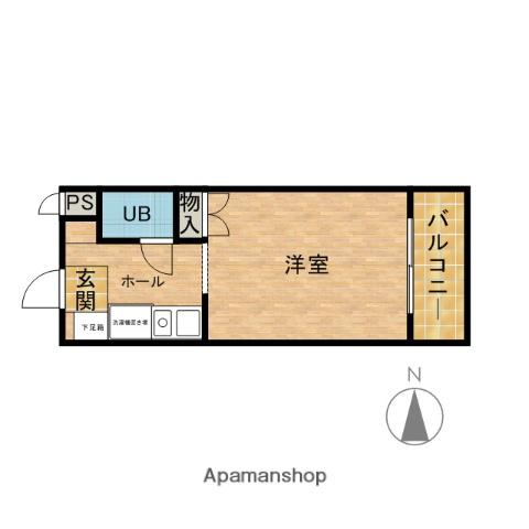 イーストヴィレッジ茨木(1K/2階)の間取り写真