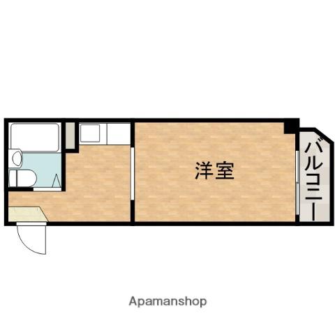 R・K・Aマンション(1DK/1階)の間取り写真